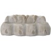 Clayre & Eef 6TE0373 Maceta Interior Conejo Gris 33x19x11 cm