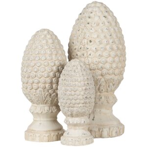 Clayre & Eef 6TE0393S Cono Abeto Deco Beige Ø...
