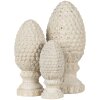 Clayre & Eef 6TE0393S Cono Abeto Deco Beige Ø 10x23 cm