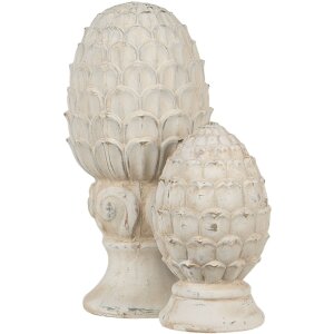 Clayre & Eef 6TE0394 Cono Abeto Deco Beige Ø...