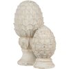 Clayre & Eef 6TE0394 Cono Abeto Deco Beige Ø 10x18 cm