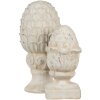 Clayre & Eef 6TE0395 Deco Abeto Cono Beige 11x11x21 cm