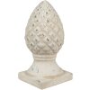 Clayre & Eef 6TE0397 Cono Abeto Deco Beige Ø 14x28 cm