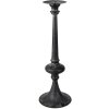 Clayre & Eef 6Y4468 Candelero Negro Ø 15x45 cm