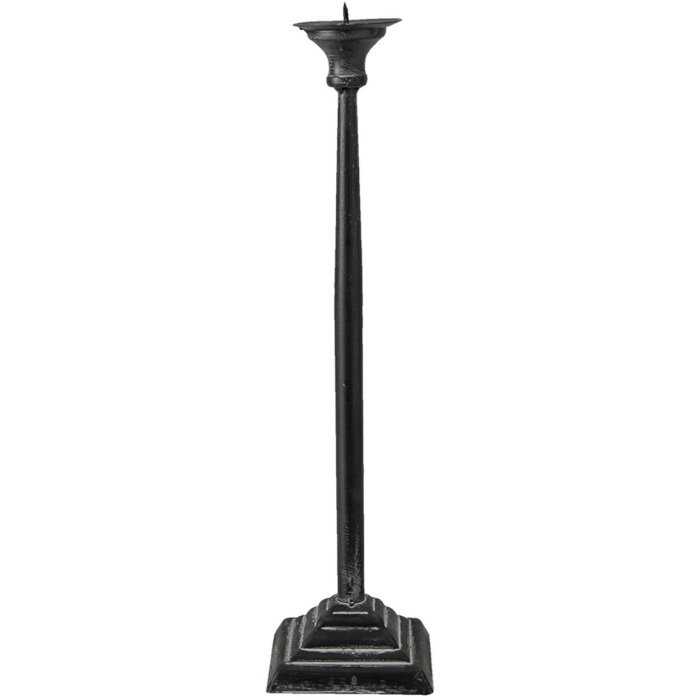Clayre & Eef 6Y4469S Portavelas Negro Ø 10x31 cm
