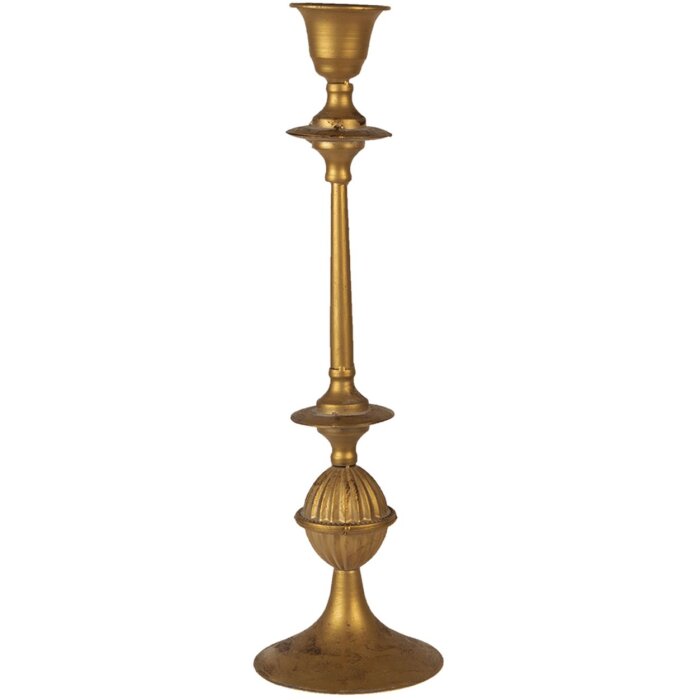 Clayre & Eef 6Y4478 Candelero Color Oro Ø 15x53 cm