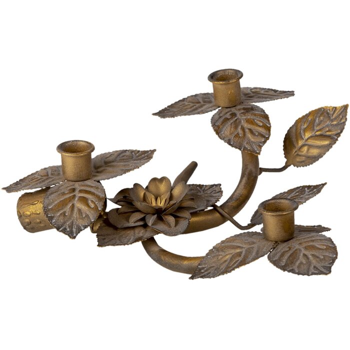 Clayre & Eef 6Y4490 Portavelas Cobre 32x30x10 cm