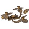 Clayre & Eef 6Y4490 Portavelas Cobre 32x30x10 cm