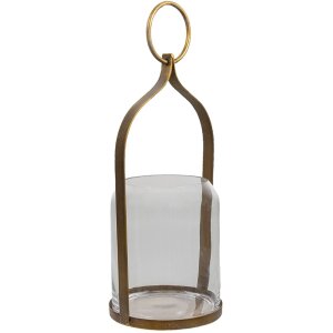 Clayre & Eef 6Y4492 Farol color Cobre 22x21x43 cm