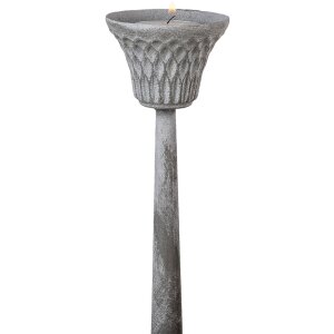 Clayre & Eef 6Y4496 Candelero Color Plata Ø 15x50 cm