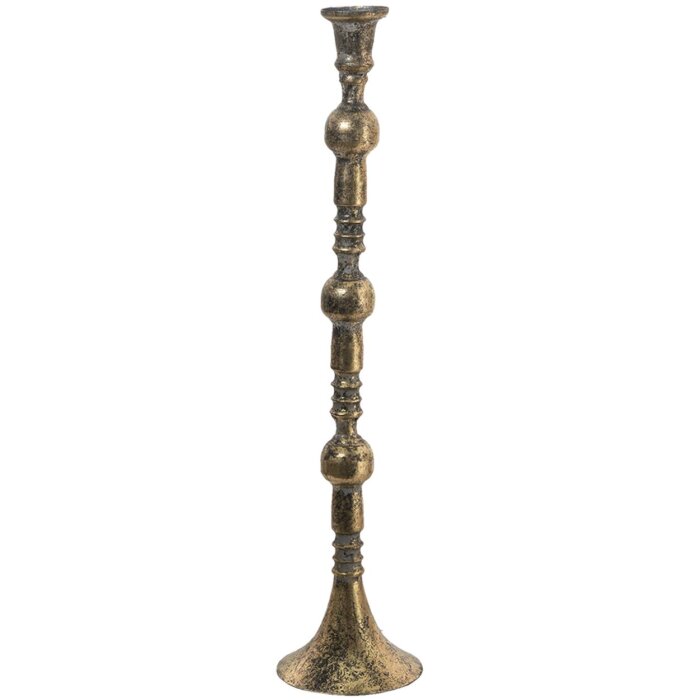 Clayre & Eef 6Y4509 Candelero color cobre Ø 10x46 cm