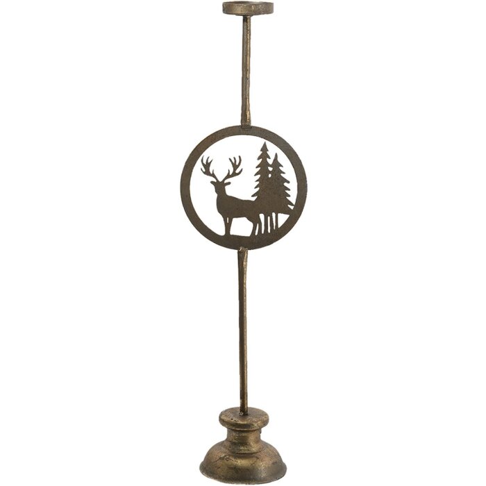 Clayre & Eef 6Y4511 Candelero Cobre 13x9x48 cm