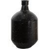 Clayre & Eef 6Y4514 Jarrón Negro Ø 24x45 cm