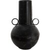 Clayre & Eef 6Y4515 Jarrón Negro Ø 26x42 cm