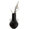 Clayre & Eef 6Y4515 Jarrón Negro Ø 26x42 cm