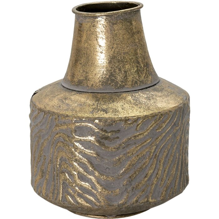 Clayre & Eef 6Y4530 Jarrón Cobre Ø 15x21 cm