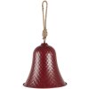 Clayre & Eef 6Y4606 Timbre Hierro Fundido Rojo Ø 18x20 cm