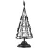 Clayre & Eef 6Y4608 Tarjetero Negro Ø 12x31 cm