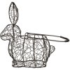 Clayre & Eef 6Y4659 Cesta Conejo Marrón 20x12x24 cm