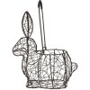Clayre & Eef 6Y4659 Cesta Conejo Marrón 20x12x24 cm