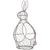 Clayre & Eef 6Y4662 Cesta Conejo Marrón 18x15x38 cm