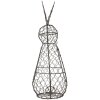 Clayre & Eef 6Y4662 Cesta Conejo Marrón 18x15x38 cm
