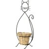 Clayre & Eef 6Y4705 Macetero Interior Gato Negro 27x16x52 cm