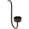 Clayre & Eef 6Y4715 Portavelas Negro 4x9x18 cm