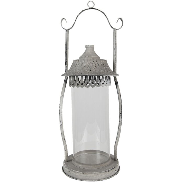 Clayre & Eef 6Y4717 Farol Gris Ø 15x44 cm