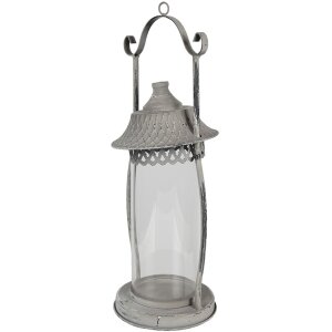 Clayre & Eef 6Y4717 Farol Gris Ø 15x44 cm