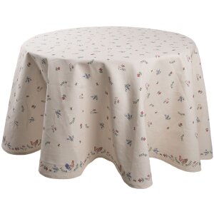 Clayre & Eef CAR07 Mantel Redondo Beige Ø 170 cm