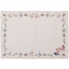 Clayre & Eef CAR40 Juego de 6 manteles individuales Beige 50x35 cm