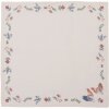 Clayre & Eef CAR43 Servilletas Algodón Set de 6 Beige 40x40 cm