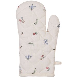 Clayre & Eef CAR44 Guantes de Horno Beige 18x30 cm