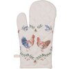Clayre & Eef CAR44 Guantes de Horno Beige 18x30 cm