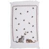 Clayre & Eef CT014 Toalla de Huésped Blanco 40x66 cm