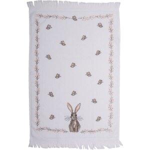 Clayre & Eef CTREB1 Toalla de Huésped Blanco...