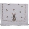 Clayre & Eef CTREB1 Toalla de Huésped Blanco 40x66 cm