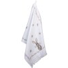 Clayre & Eef CTREB1 Toalla de Huésped Blanco 40x66 cm