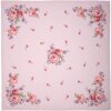 Clayre & Eef DTR01 Mantel Cuadrado Rosa, Lila 100x100 cm