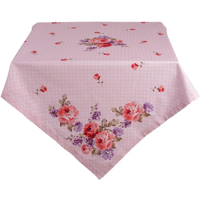 Clayre & Eef DTR03 Mantel Rosa, Lila 130x180 cm