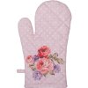 Clayre & Eef DTR44 Guantes de Horno Rosa, Lila 18x30 cm