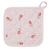Clayre & Eef DTR45 Salvamanteles Blanco, Verde 20x20 cm