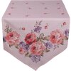 Clayre & Eef DTR65 Traves de Mesa Rosa, Lila 50x160 cm