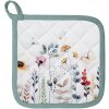 Clayre & Eef FOB45 Salvamanteles Blanco, Verde 20x20 cm