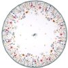 Clayre & Eef FOB48 Paño de cocina Blanco, Verde Ø 80 cm