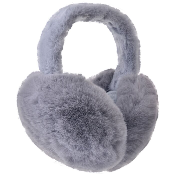 Clayre & Eef JZEW0001G Calentador de Oídos Gris 13 cm