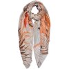 Clayre & Eef JZSC0639 Bufanda Damas Patrón Beige 85x180 cm