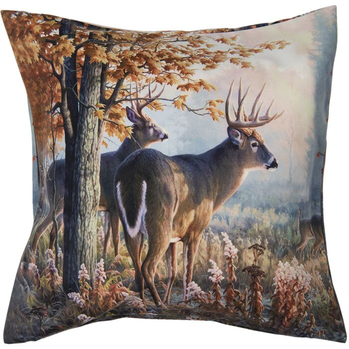 Clayre & Eef KT021.272 Funda de cojín marrón 45x45 cm