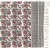 Clayre & Eef KT080.057L Alfombra Roja, Blanca 140x200 cm